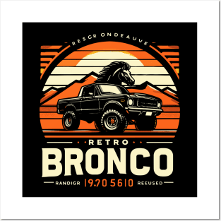 Retro Bronco Posters and Art